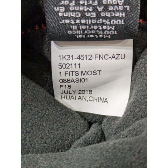 Fanatics Orange & Navy Pom-Pom Beanie Hat 100% Acrylic One Size Fits Most NWT - Picture 8 of 9